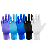 Popular F*DA 510K CHEMO Disposable power free Medical exam Nitrile glove manufacturer