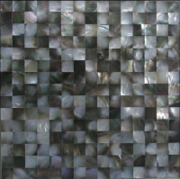 black mother of pearl shell mosaic tiles