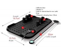 anti-slip mat  phone holder  &amp; phone charger 