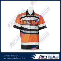 OEM serves full sublimation polo jersey