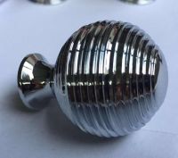 Electroplating chrome furniture knobs Aluminum drawer dresser knobs crystal hardware knobs