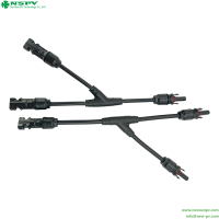 Solar 2-in-1 cable assembly with fuse Solar Y Branch Harness for solar system