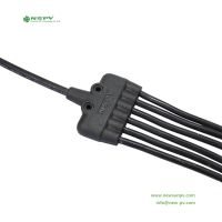 Solar Y connector Wire Harness 6 to 1 solar y branch with female male cable connectors