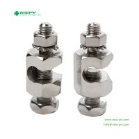 Solar Earth Lugs And Solar Grounding Connector For Solar System Ground Clamps Heavy Duty Forge Steel Earth Clamp