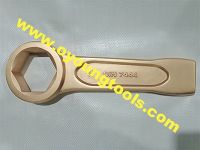 Non-Sparking Safety Tools Striking Wrench Box End 70mm Copper Beryllium ATEX