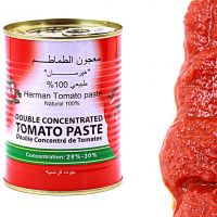 Fresh tomato paste in tin 400g