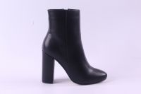lady & women high-heeled ankle pu & suede boot