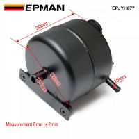 EPMAN Aluminum Coolant Header Expansion Overflow Water Tank &amp; Cap Reservoir Can For BMW Mini Cooper S R52 R53 02-08 EPJYH877