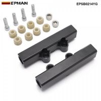 EPMAN Top Feed Fuel Rails Billet Aluminum For Subaru w/ -8 Inlet -6 Return For Subaru WRX STI Fuel System EPSB0214YG