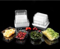 Plastic food grade PET Tray, food tray, farm fresh produce trays, meat tray, fruit trays, seafood tray, vegetable trays