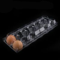 High Transparent PET material Chicken Quail Duck Egg Packing trays 12pcs Egg Tray 12cts Egg Box 12 cavities Egg Carton 12 cells Egg Container 12 holes Egg Crate 12 counts Egg Packet