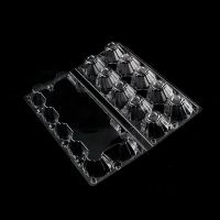 High Quality Cheap 10 Counts Clear Plastic Pet Egg Tray