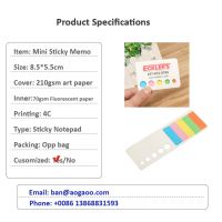 Customized Logo Promotional Self-adhesive Mini Sticky Memo Pad Pocket Notebook