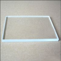 A Low Iron Transparent Glass Flat Surface