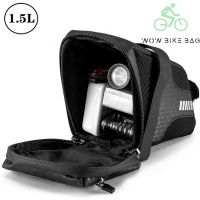 Reflective Rear Cycling Saddle Bag Taillight Mtb Rode Bike Large Capacity Bag Bicycle Accessories Pouch